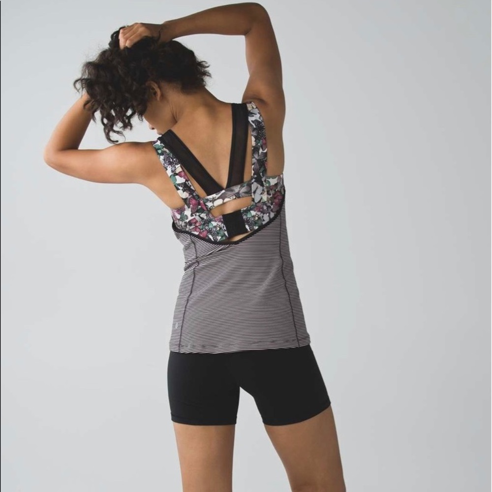 Lululemon Super Sport Tank So Fly Butterfly